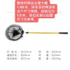 加厚超轻捞鱼网铝合金抄网儿童抄网捕鱼网龙虾蝌蚪网兜虫蝴蝶蜻蜓 1.25米抄网杆金色(不带网)
