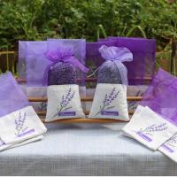 香包袋空袋子薰衣草网纱袋子棉布香囊手工制作diy香薰袋玫瑰茉莉 空袋网纱袋:深紫色配绳子 5个装关注优先发