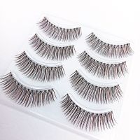 A05新款手工磨尖假睫毛四对装 透明梗眼睫毛 日系 供货厂家批 B1四对装