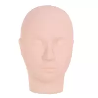 嫁接种植假睫毛美睫练习头模初学者新手硅胶假人头模特头工具套装 模特头一个