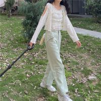 2021夏季新款法式小众碎花吊带裙连衣裙收腰小个子显瘦甜美半身裙 白色露肩外套 L 110-122