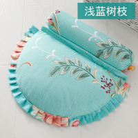 颈椎枕头修复专用理疗恢复颈椎枕牵引病人矫正成人脊椎单人护颈枕 浅蓝树枝