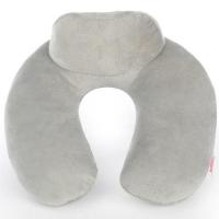 卡通u型枕护颈枕保健颈椎枕头护脖子午睡办公室枕趴枕旅行u形 灰羊角U枕