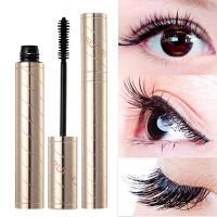 蝶美娜新款睫毛膏埃及艳后密长睫毛膏防水纤长浓密卷翘带化妆镜子 黑色(特价款)