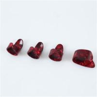 吉他拨片电吉他拇指民谣右手指套赛璐璐指套尤克里里指套男女通用 红色右手拇指套1个+3个食指套