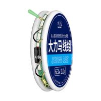 沉水大力马鱼线主线鱼钩绑好成品子线双钩套装防咬线大物线组组合 3.6米[大力马双钩线组]1卷 主线0.8#/子线0.6#