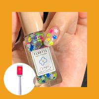新色!flortte花洛莉亚指甲油脚夏季显白免烤快干持久奶茶色 磁石