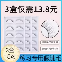 初学者嫁接睫毛美睫 练习睫毛 种植练习睫毛 美容院学员工具