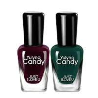 [2瓶]Candy健康指彩美甲组合不可剥持久油性指甲油美甲套餐 花样年华