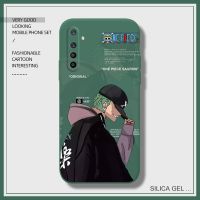 oppok5手机壳液态realmex2硅胶软壳海贼王索隆潮壳oppo男女防摔 [暗夜绿-侧脸索隆] [k5/realme