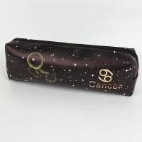日式文艺复古星空十二星座卷帘笔袋笔帘笔帘卷笔袋男女文具袋笔盒 巨蟹座小单层