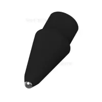 适用于苹果Apple pencil电容笔一代二代替换笔尖金属阻尼改造笔尖 黑色