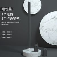 苹果apple pencil保护套一代二代笔套可爱防丢ipad硅胶手写笔尖套 Pencil 2代小恶魔[理性黑]送2个萌