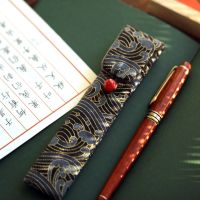 笔套单只装钢笔袋applepencil笔套笔袋复古风文艺 苹果pencil笔套 乘风破浪(丝绒内里-日本烫金布)16