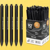 圆珠笔A2中油笔水感顺滑黑蓝色油笔醋头0.7m办公原笔学生批发 品牌:自由马SV2[特价] 5支混色3黑1红1蓝[可