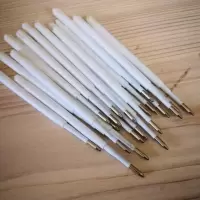 30支装 G2规格圆珠笔芯 旋转式油笔芯按动笔芯 蓝色笔芯黑色 黑色圆珠笔芯(30支) 9.8CM