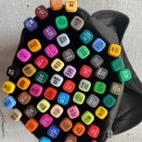 黑杆学生60色马克笔