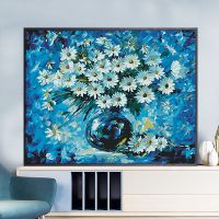 数字油画diy填色填充北欧ins简约现代手绘客厅油彩画装饰画 YM-195 40*50cm无框
