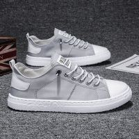 春季保暖韩版潮流百搭潮牌豆豆板鞋男士休闲欧洲站新款英伦皮鞋子 588灰色(大促) 39