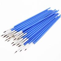 画笔勾线笔石膏陶瓷娃娃描边笔彩绘排笔描线笔水粉水彩笔 勾线笔10支