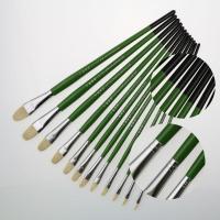 0.9一支谢德堂515鸭舌头油画笔猪鬃丙烯画笔单支1-12号另6支套装 6支套装2套