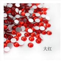 牙齿钻DIY粘钻专业牙齿镶钻套装牙胶镶牙钻牙钻胶水晶钻粘牙钻 大红色大号2.5毫米牙钻50颗