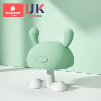 科巢小蘑菇安抚牙胶磨牙棒婴儿硅胶玩具宝宝防吃手神器咬胶可水煮 卡尔绿