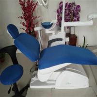 牙科牙椅套四件套布加厚纤维高弹材质保护套座套脚垫pu牙医专用款 宝蓝色均码