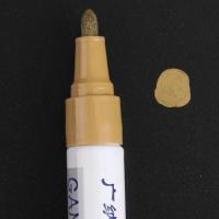 手绘diy相册涂鸦笔衣服T恤画鞋笔嘉宾签名笔防水不掉色补漆油漆笔 金色1支