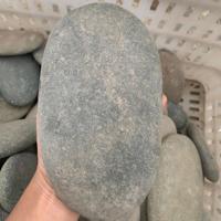 彩绘石头DIY手绘鹅卵石原石儿童绘画画石卡通创意石花天然石 1个8厘米[不送视频教程]长条