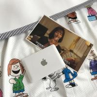 日韩ins创意笔记本电脑模型迷你小镜子随身化妆镜个性拍摄道具 迷你电脑镜子 白色