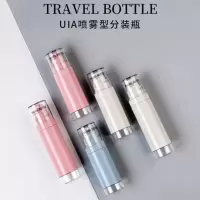 棉元素喷雾瓶小空瓶细雾便携香水脸部补水卸妆液化妆品旅行分装瓶 60ml北欧蓝