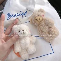 玩偶毛绒玩具巴斯光年公仔玩偶睡觉抱枕布娃娃情人节生日礼物玩具 腮红小熊-米白色