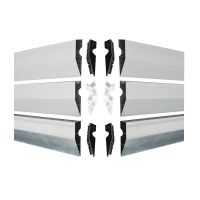 刮尺铝合金阴阳角靠尺手动工具多功能批墙刮腻子抹灰墙面找平直尺 [阴阳角通用]多功能0.8米