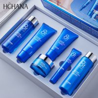 [券后19.9]韩婵八杯水护肤品套装补水保湿美白玻尿酸水乳女学生 [氨基酸+保湿]六件套