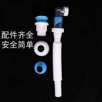 面盆下水器 不锈钢翻板洗手盆台盆洗脸盆通用下水器防堵防臭下水 精品横排省空间款代益水孔通用(整套)