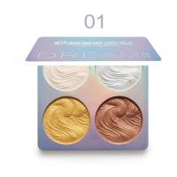 CmaaDu 新款烤粉高光粉加强侧影修容粉饼侧影提亮立体妆欧美妆 1#四色烤粉