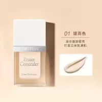 稚优泉水润遮瑕液膏遮盖斑点痘印脸部黑眼圈纹身多色遮暇笔棒防水 01#提亮色适合面部提亮