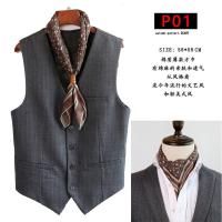 棉麻男文艺复古围巾韩版春秋冬领巾嘻哈街头风头巾女发带小方巾 p01