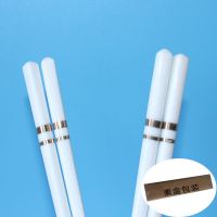 陶瓷筷子餐具金如意轻巧精品商档礼盒中式骨瓷金属耐摔防滑抗菌快 金子母线 2双