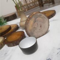 香樟木片创意实木茶杯垫道具摆件 香樟木无漆6-8买2送1