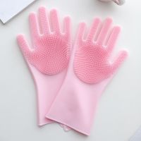 宠物洗澡猫脚套防抓伤咬挠手套猫咪狗狗宠物洗澡神器猫咪用品 一代粉色普通款撸猫洗猫手套