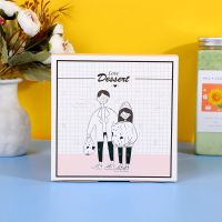 雪媚娘包装盒2/4/6/8粒50克泡芙蛋挞蛋黄酥盒子点心高档礼盒家用 4粒甜品之恋10个价