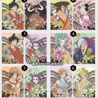 日本正版 万代一番赏海贼王和之国篇章A4文件夹套装[一册两张] 小紫+狂次郎[一册两张]