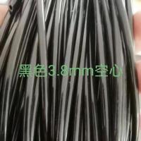 3.8空心藤条吊篮鸟巢吊椅编织修补手提篮背篓手工编织PE环保材料 3.8空心黑色