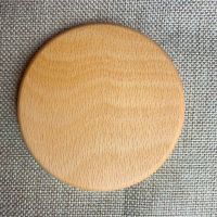 木质杯垫餐垫日式防滑杯垫隔热垫创意圆形实木功夫茶杯垫 圆形加厚8.8厘米不可水洗 楠竹木