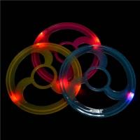 厂家直销批发塑料滚铁环训练幼儿园学生户外风火轮怀旧健身玩具 红色 直径23cm(经典杆)