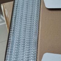 A4长边34个孔黑,白色,双线圈Y0圈铁圈活页环装订挂历台历圈装订 黑色, 直径6.4mm34齿100条