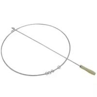 不锈钢滚铁环铁圈 80后怀旧玩具儿童风火轮滚铁圈推铁环成人学生 直径38CM