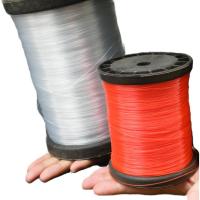 工程建筑施工线 超长大桶 透明聚乙烯渔丝线 强拉力玻璃丝线 8号以上 0.4mm(透明600米)